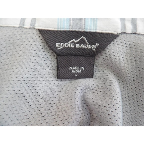 Eddie Bauer Travex‎ Short Sleeve Button Up Size Large #1154 - Picture 7 of 7
